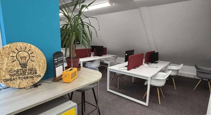 Photo shows some of the desks on offer at CHWH